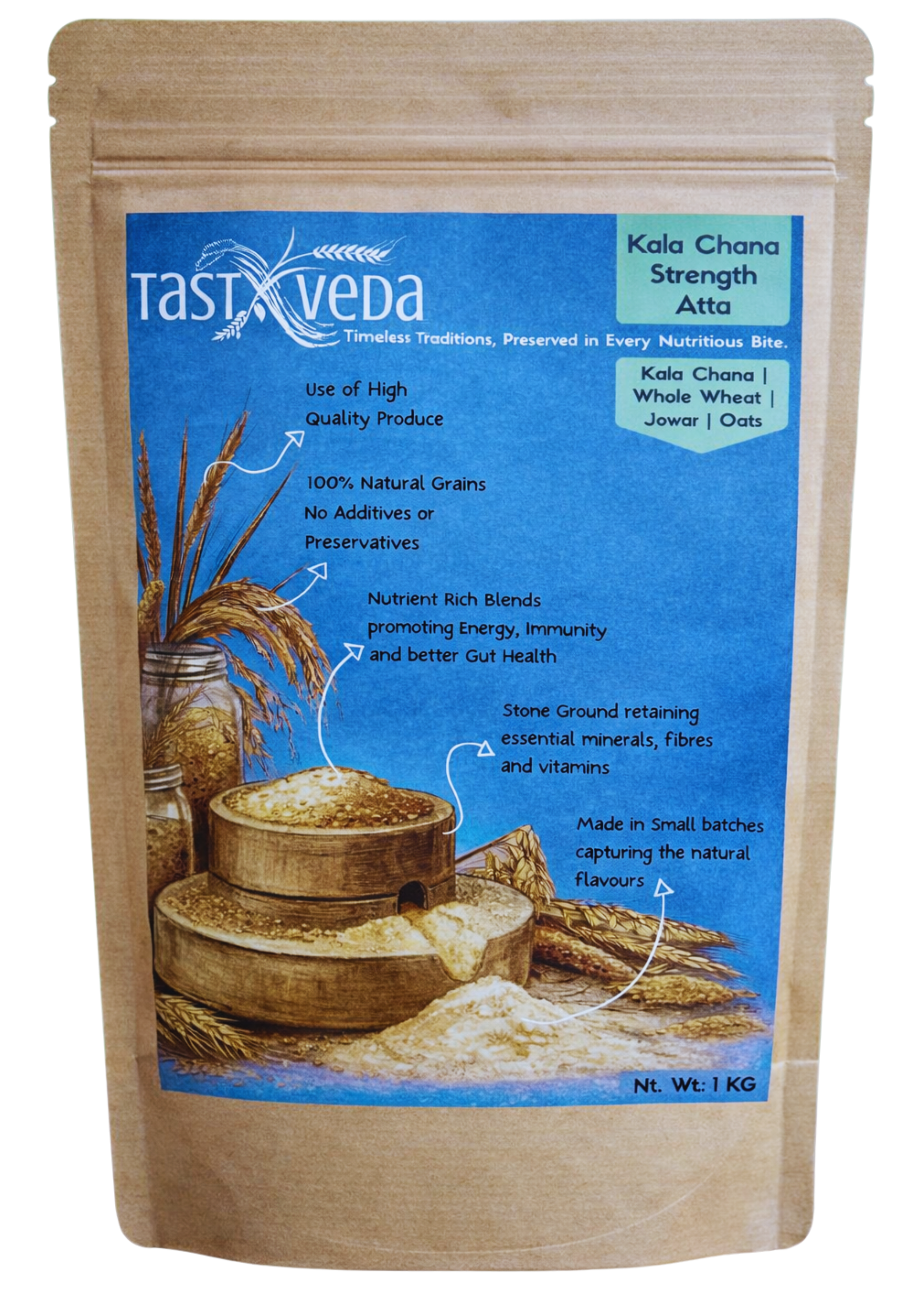 Kala Chana Strength Atta