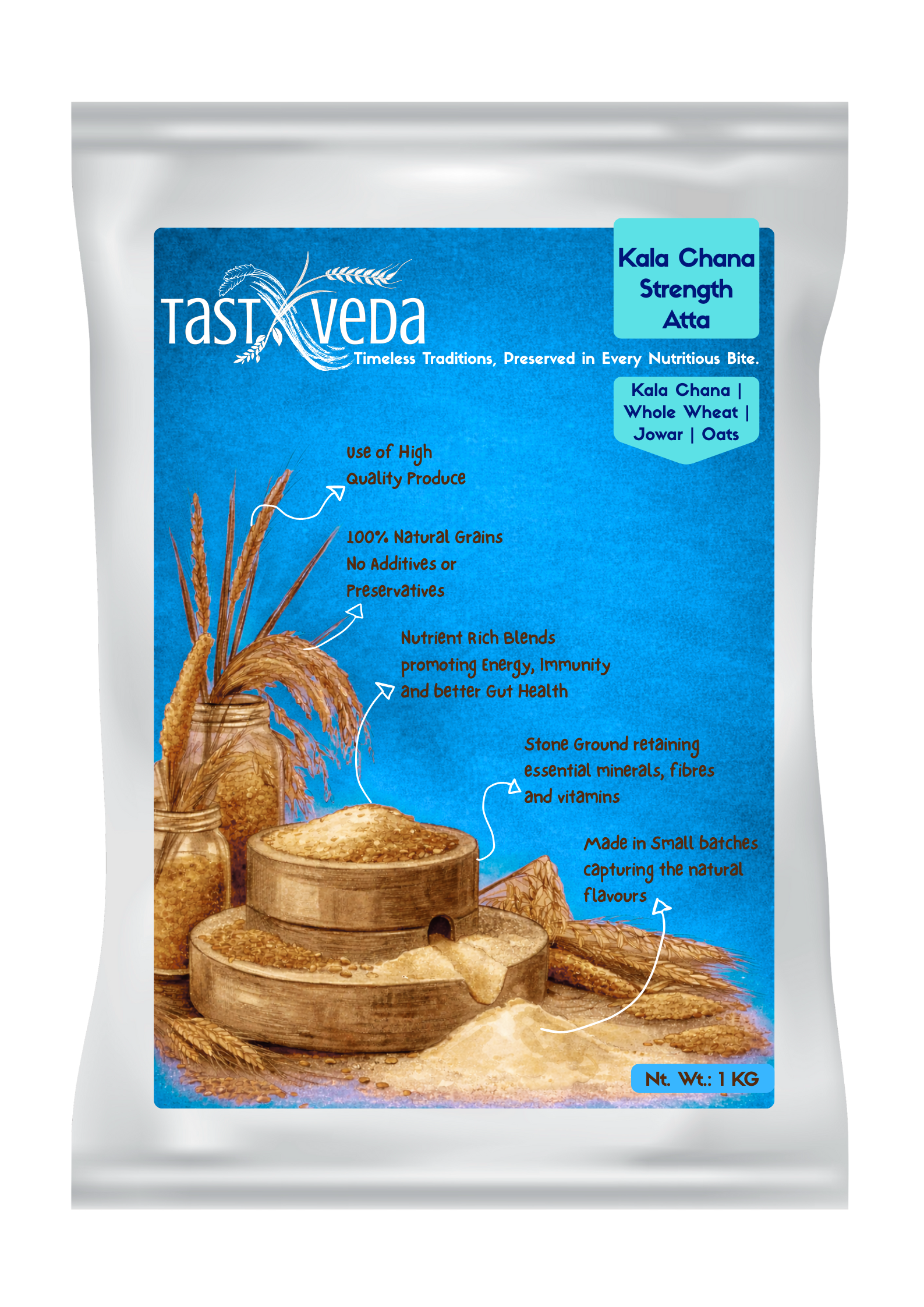 Kala Chana Strength Atta