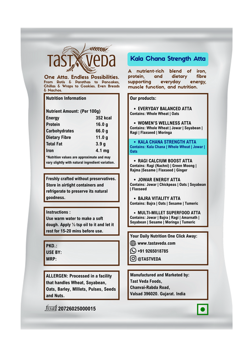 Kala Chana Strength Atta